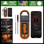 Thermopro Wireless Meat Thermometer 2 Probes Bluetooth Grill Smoker. Fixed Price $174.99.