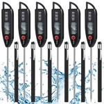 6 Set Waterproof Food Thermometer For Water, Liquid, Candle And Cooking Digit.... Fixed Price $29.59.