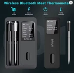 Wireless Bluetooth Meat Thermometer Ip67 Waterproof Probes With Lcd Screen Boost. Fixed Price $93.42.