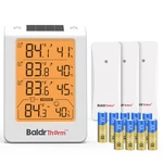 Baldrtherm Wireless Three Channel Thermometer Hygrometer, Large Display Tempe.... Fixed Price $37.75.