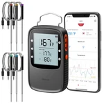Bluetooth Meat Thermometer, Wireless Thermometer For Smoker Oven, Digital G. Fixed Price $73.99.