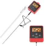 Digital Candy Thermometer With Pot Clip,alarm Function,10'' Long 12, Red. Fixed Price $22.96.