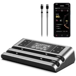 Dewjom Wireless Smart Meat Thermomete - Gray-dual Probe. Fixed Price $70.08.