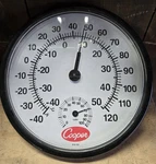 Cooper Analog Hygrometer, 12 In, -40 To 120 F. Fixed Price $48.00.