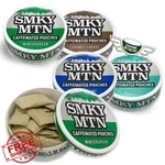 Smokey Mountain Caffeinated Pouches 5 Can Sampler Pack Wintergreen Mint Coffee. Fixed Price $44.44.