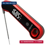0.5 Sec Instant Read Meat Thermometer Digital With Auto-rotating Large Lcd Displ. Fixed Price $9.96.