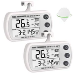 Digital Refrigerator Thermometer 2 Pack, Waterproof Fridge Thermometer, 2.25i.... Fixed Price $16.97.