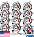 12 Pack Refrigerator Freezer Thermometer Large Dial Analog. Fixed Price $54.14.