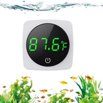 Paizoo Aquarium Thermometer, Led Digital Fish Tank Thermometer Square, White. Fixed Price $17.84.