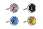 Ahs1-4 Easy Read Mini Steak Thermometer Set, Dial Reads Rare, Medium & Well, Dis. Fixed Price $44.48.