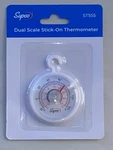 Supco St555 Dual F & C Stick-on Thermometer. Fixed Price $13.57.