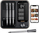 Inkbird Wifi Wireless Meat Thermometer With 4 Probes Lcd Standalone Base. Fixed Price $116.34.