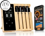 Smart Wireless Meat Thermometer 4 Probes Upgraded Large Lcd Display Accurate &. Fixed Price $119.35.