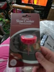 Hic Harold Import Waterproof Floating Slow Cooker Thermometer, Stainless Steel. Fixed Price $30.00.