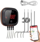 Inkbird Bluetooth Digital Wireless Meat Thermometer With Ibt-4xs 4 Probe. Fixed Price $86.97.