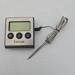 Taylor 1487-21 Digital Meat Thermometer & Timer, Excellent Condition. Fixed Price $9.99.