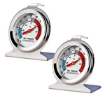 2 Pack Refrigerator Freezer Thermometer Large Dial Analog. Fixed Price $8.18.
