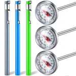 3 Pcs Stainless Steel Kitchen Thermometer With 5 Inch Long Stem 1 Dial T.... Fixed Price $18.95.