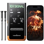 Thermomaven G2 Wireless Thermometer - 2 Probe Set Standalone Base & Wifi Wt07. Fixed Price $69.95.