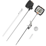 10 Inch Long Digital Candy Thermoometer With Pot Black Thermometer. Fixed Price $18.44.