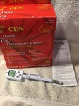 2 Brand New Cdn Digital Tea Thermometer & Timer. Fixed Price $9.99.