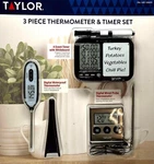 Taylor 3 Piece Thermometer & Timer Set Event With Whiteboard New. Fixed Price $24.99.