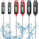 6 Pcs Instant Read Meat Thermometer With Long Probe 9.65 Black, White, Red. Fixed Price $24.24.