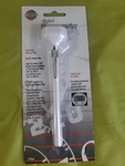 Norpro Digital Thermometer, White, Stainless Steel Probe. Fixed Price $9.96.