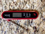 Taylor Instant Read Waterproof Meat Thermometer With Probe - Tested/works. Fixed Price $8.95.