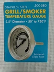 Bayou Classic 500-580 Stainless Steel Grill/smoker Temperature Gauge.. Fixed Price $10.00.