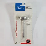 Vintage Ekco Premium Meat Thermometer 23031 Stainless Steel F/ C Readings - Nos. Fixed Price $10.44.