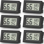 6-pack Mini Digital Thermometer Hygrometer, Indoor Humidity Monitor, Temperat.... Fixed Price $12.96.
