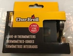 Char-broil 4-pack Leave-in Meat Thermometers #8529. Fixed Price $9.99.