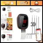 Inkbird Bluetooth Digital Wireless Meat Thermometer With 4 Probes Timer. Fixed Price $86.99.