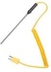 K-type Thermocouple Probe Digital Thermometer Steel Sensor Spiral Cable. Fixed Price $17.49.