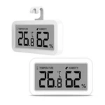 2 Pcs Fridge Thermometer Freezer Humidity Meter Hanging Hook Kitchen Hygrometer. Fixed Price $12.90.