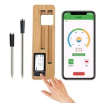 Wireless Smart Meat Thermometer 656ft Bluetooth Range, 2 Probes, Rechargeabl.... Fixed Price $103.80.