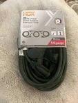 New!!! Hdx Home Depot 25ft 14 Gauge 3 Inline Outlet Outdoor Extension Cord Green. Fixed Price $18.89.