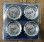 Nib Steak Buttons Charcoal Companion Set 4 Reusable Thermometers Stainless Steel. Fixed Price $7.99.