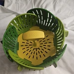 Joseph Bloom Steamer Basket Folding Non-scratch Bpa-free Plastic Green. Fixed Price $12.52.