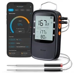 Govee Bluetooth Meat Thermometer Wireless Bbq Grill Smoker Oven Dual Probes. Fixed Price $46.99.