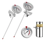 Deep Fry Turkey Candy Thermometer(2 Pack) With 12" Probe & Pot Clip,oil Therm.... Fixed Price $44.66.