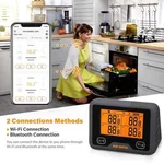 Inkbird Wi-fi & Bluetooth Grill Thermometer Ibbq-4bw. Fixed Price $85.00.