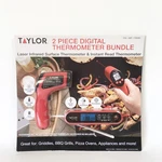 Taylor 2 Piece Digital Thermometer Bundle Infared New Batteries Included 2025. Fixed Price $27.96.