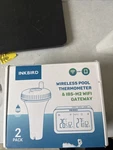 Inkbird Wifi Gateway With Wireless Pool Spas Thermometer Set Aquarium C/f Ibs-m2. Fixed Price $21.90.