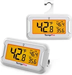 Thermopro Refrigerator Thermometer With Large Backlit Lcd Display Waterproof Fre. Fixed Price $32.99.
