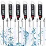 6 Set Waterproof Food Thermometer For Water, Liquid, Candle And Cooking Digit.... Fixed Price $31.96.