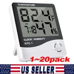 Thermometer Indoor Digital Lcd Hygrometer Temperature Humidity Meter Alarm Clock. Fixed Price $5.85.