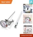 Compact 2-inch Dial Thermometer For Accurate Coffee And Beverage Temperatures. Fixed Price $20.99.