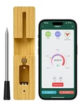 Mofweb Wireless Meat Thermometer, Bluetooth Smart Food Thermometer. Fixed Price $50.00.